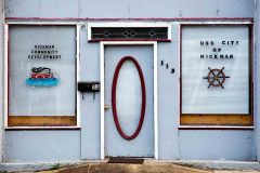 USS City of Hickman Doorway.  Fulton Co. KY.  2017 - Sarah Lyon