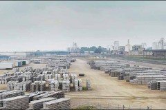 Stored Aluminum, Owensboro KY Riverport. 2015 - Ted Wathen