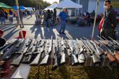7. Guns for Sale, Court Days.  Mount Sterling, Montgomery County Kentucky, 2022. Kentucky Documentary Photographic Project (II).Ted Wathen