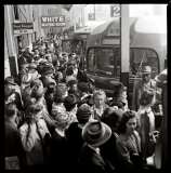 9. Greyhound Bus Terminal. A Greyhound bus trip from Louisville Kentucky to Memphis Tennessee and the terminals. 1943, Farm Security Administration.Esther Bubley