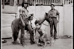 Family-with-Dog-&-Pony-Near-Krypton-Perry-County-1977-BH