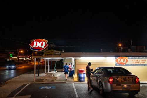 8.-Night-Service-at-the-Dairy-Queen.-Murray-Calloway-County-Kentucky-2022.-Kentucky-Documentary-Photographic-Project-II.-0DMichael-Swensen0D-3