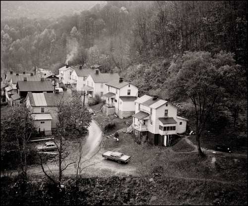 4. Former Company Homes. Jenkins, Letcher County, 1975. Kentucky Documentary Photographic Project (I). Ted Wathen