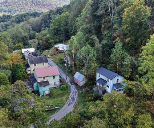 5. Former Company Homes. Jenkins, Letcher County Kentucky, 2019. Kentucky Documentary Photographic Project (II). Bob Hower