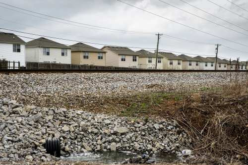 6. Housing Development. Lexington, Fayette County Kentucky. Kentucky Documentary Photographic Project (II). Frank Döring